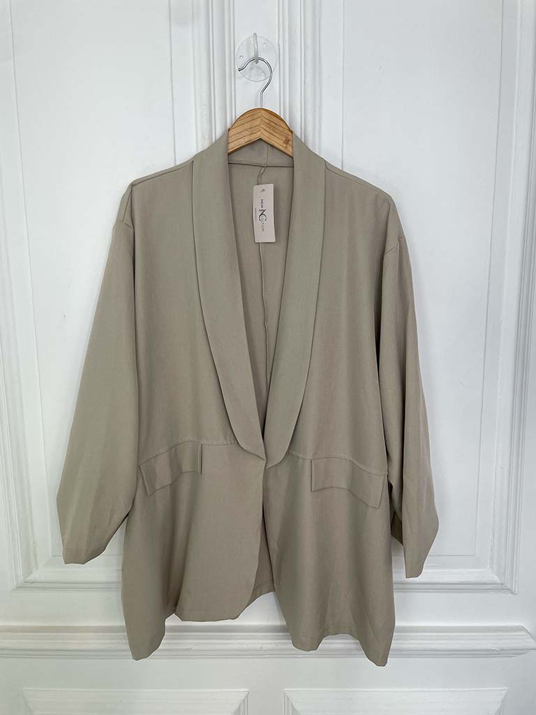 Relaxed Blazer - Stone