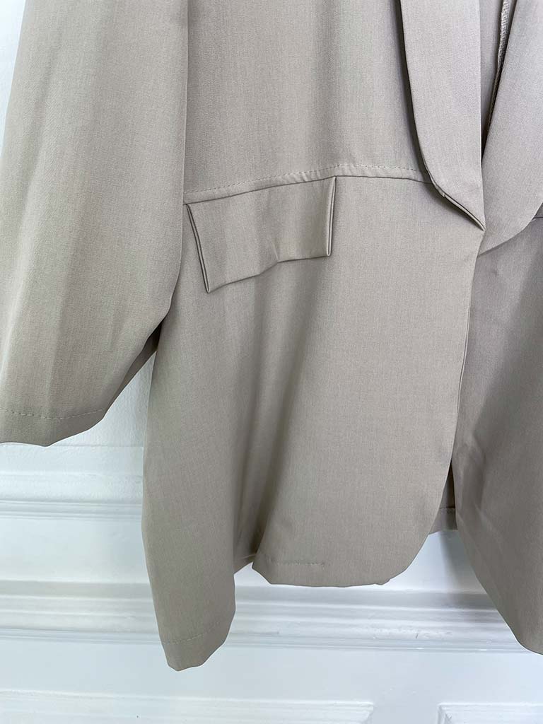 Relaxed Blazer - Stone