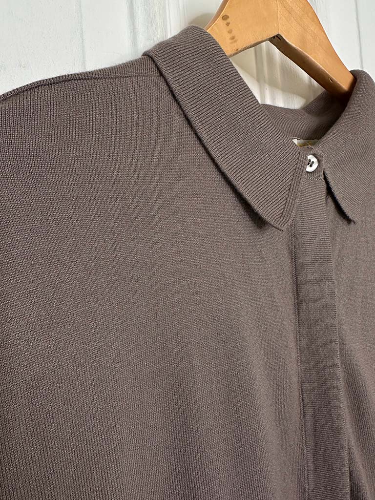 Malissa J Shirt Knit - Mushroom