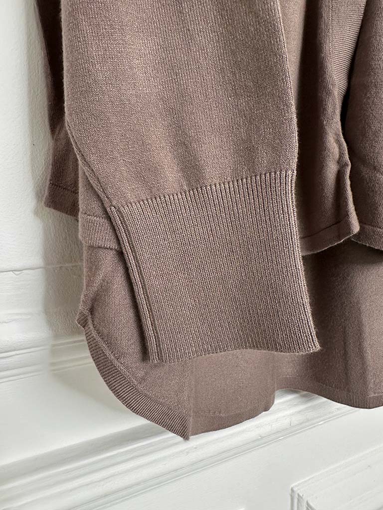 Malissa J Shirt Knit - Mushroom