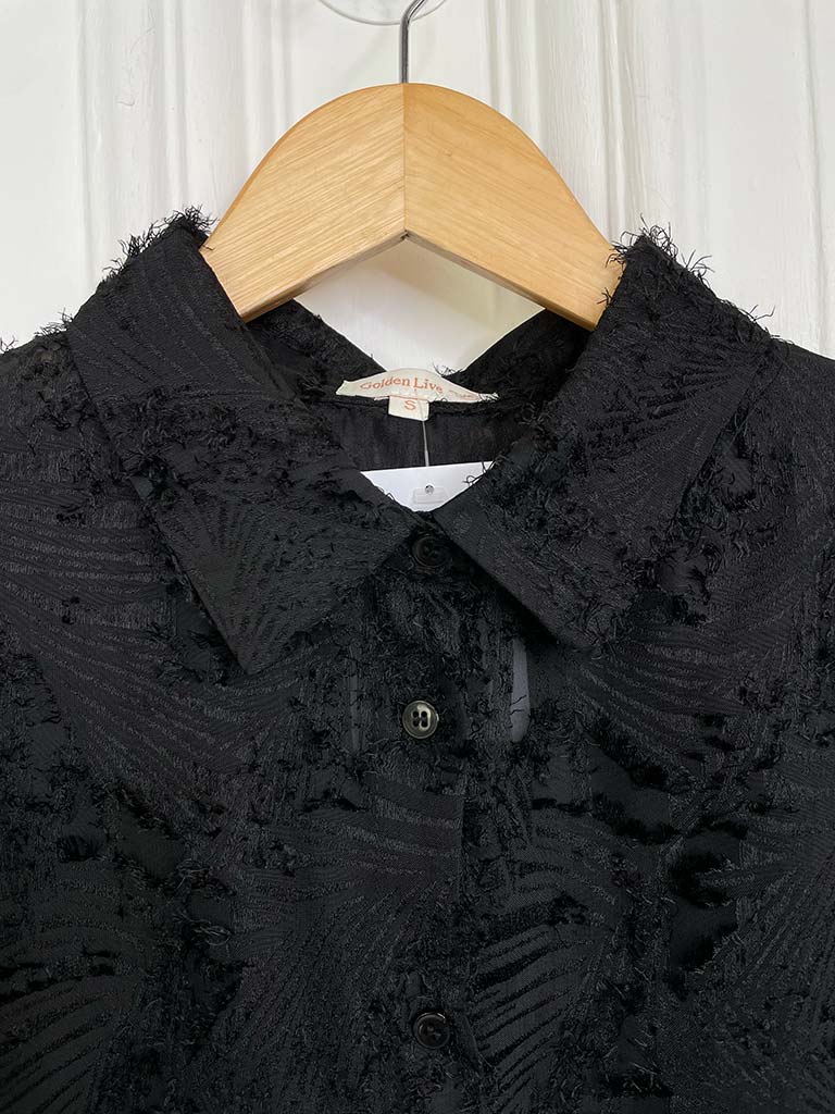 Textured Shirt - Black