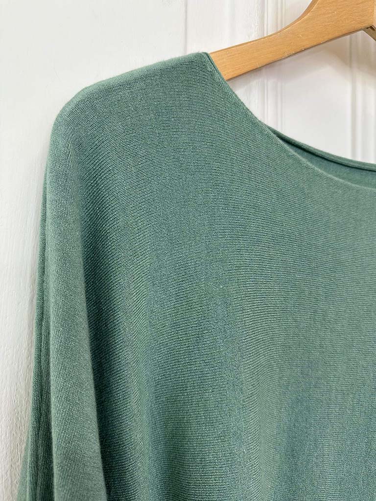 Scooped Knit - Sage