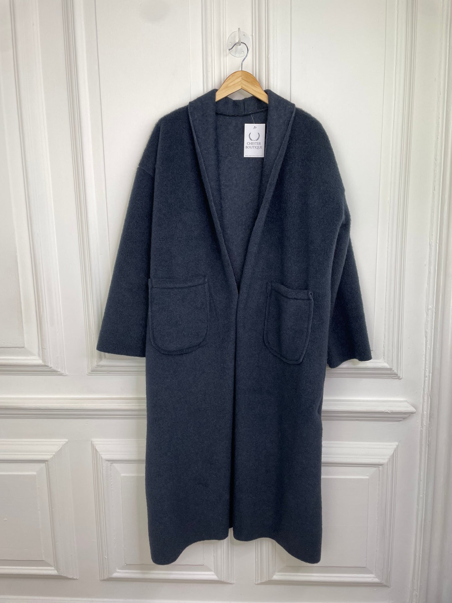 Supersoft Duster Coat - Vintage Navy