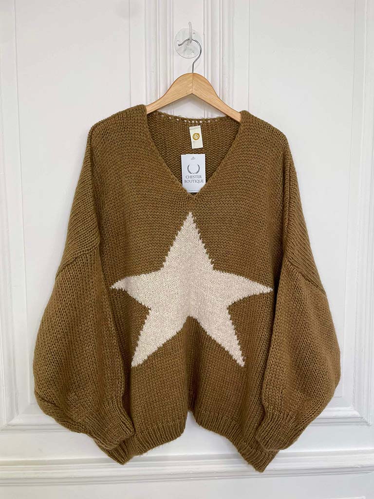 Star Knit - Camel