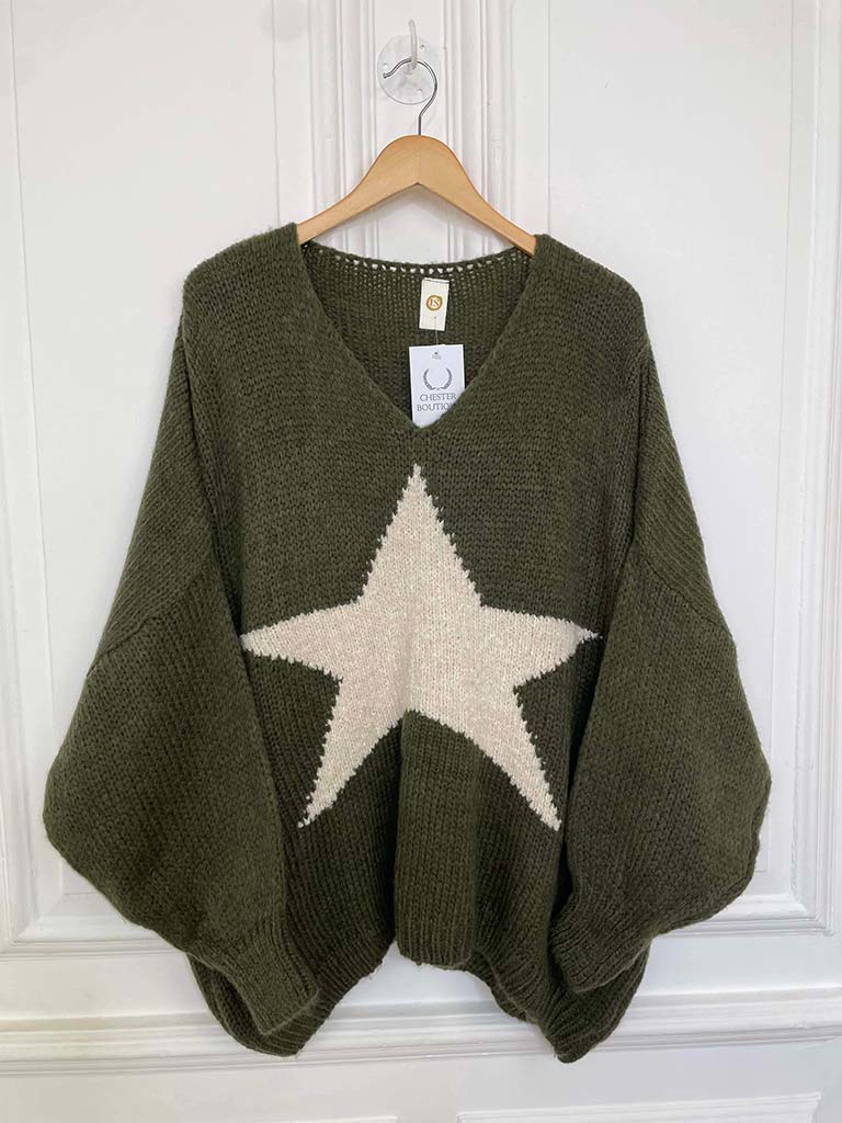 Star Knit - Khaki