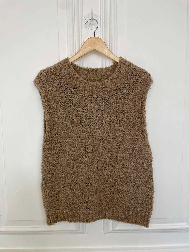 Boucle Tank Knit - Toffee