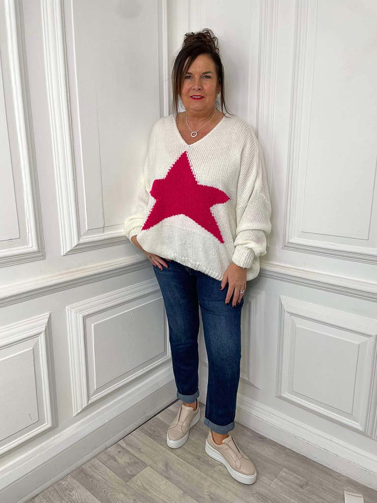 Star Knit - Winter White