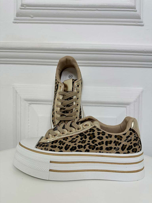 Flatform Canvas Pumps - Leopard