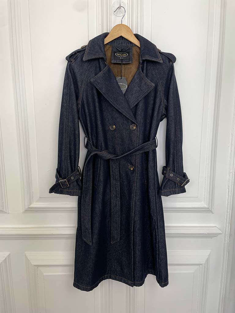 Denim Trench Coat