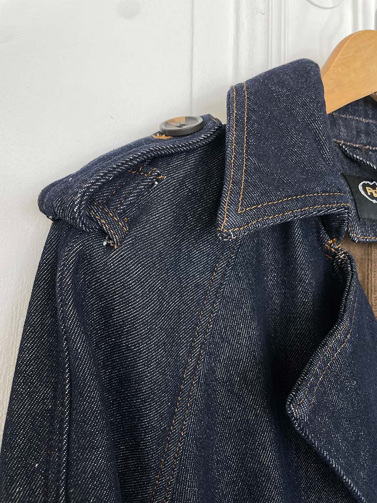Denim Trench Coat