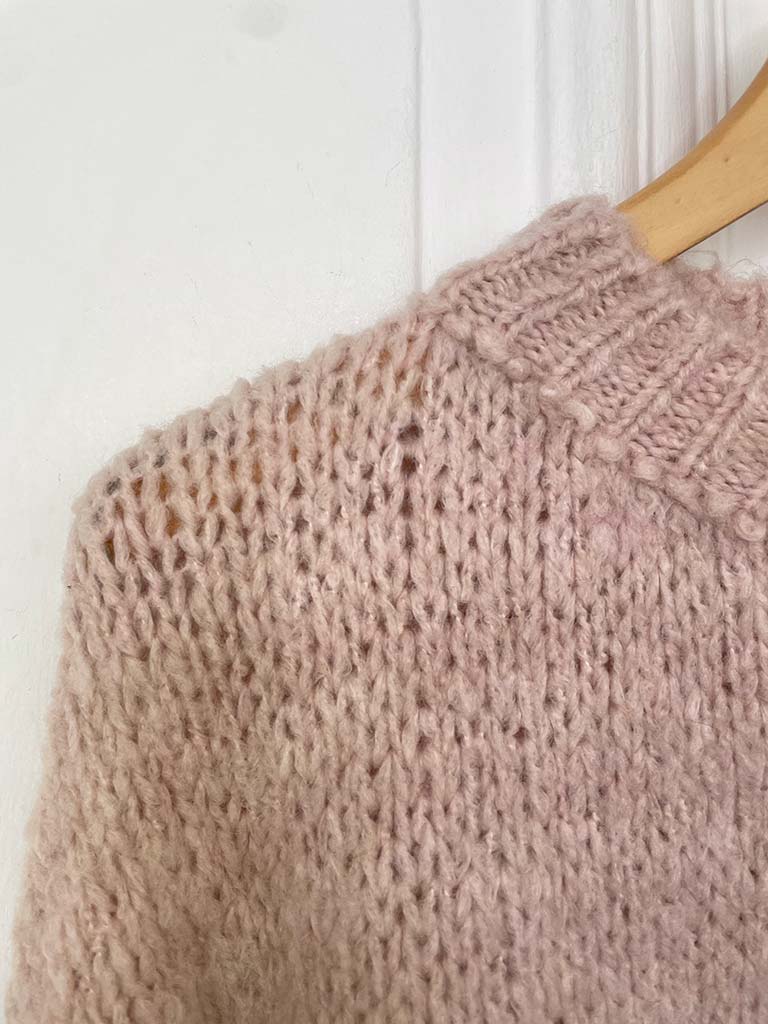 Balloon Sleeve Knit - Blush