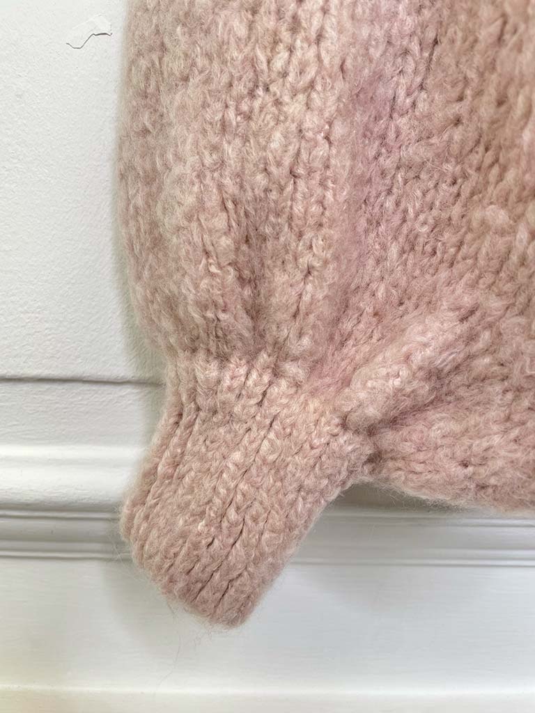 Balloon Sleeve Knit - Blush