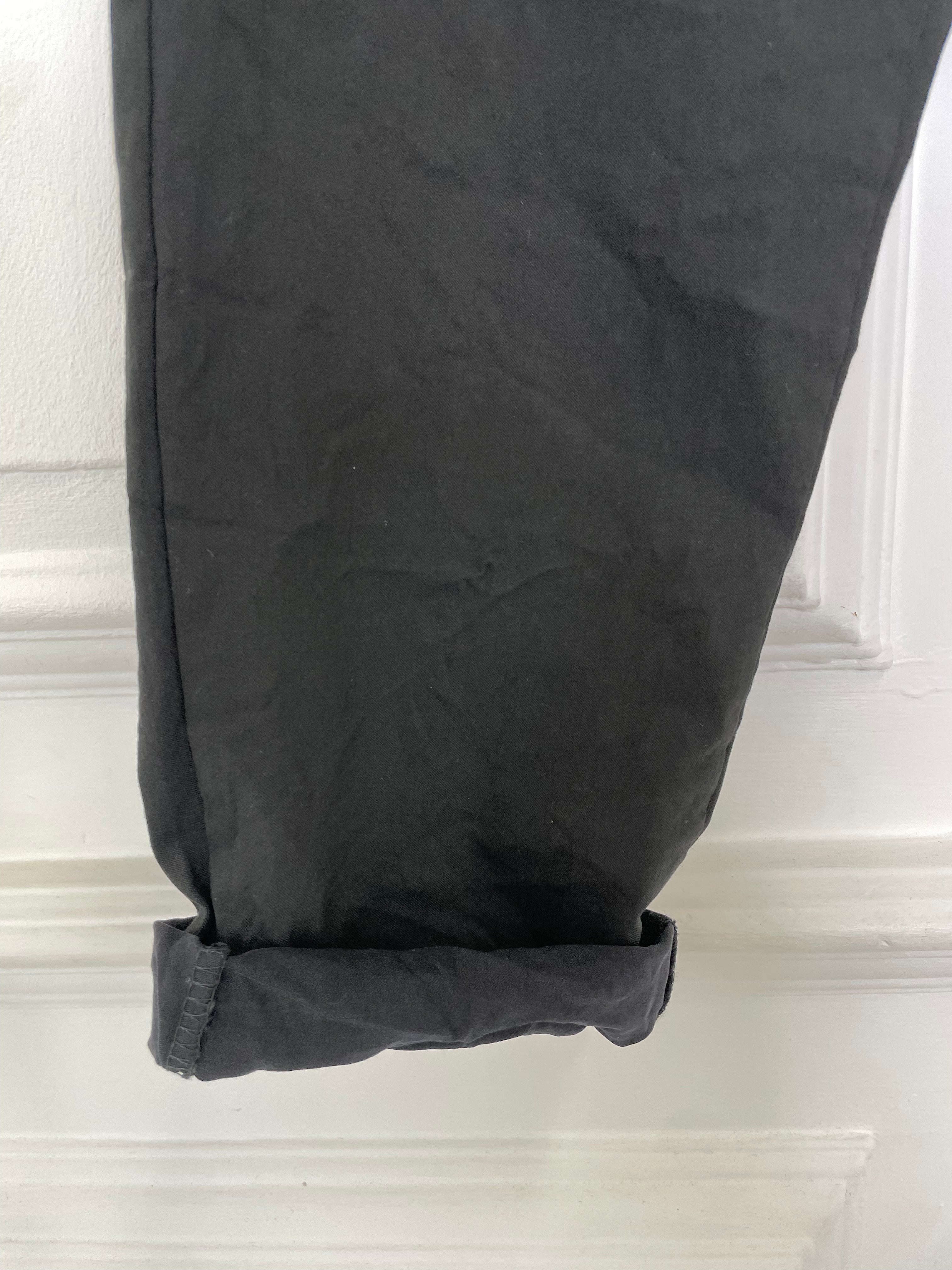 Stretchy Casual Trousers - Black