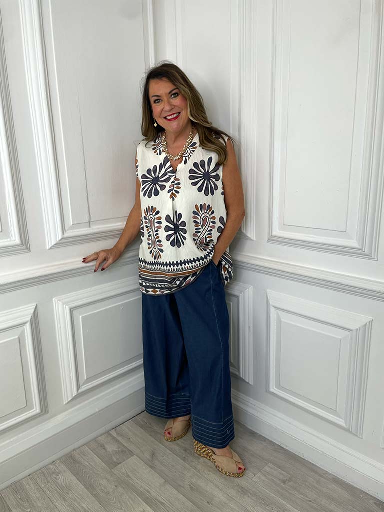 Malissa J Siena Sleeveless Top