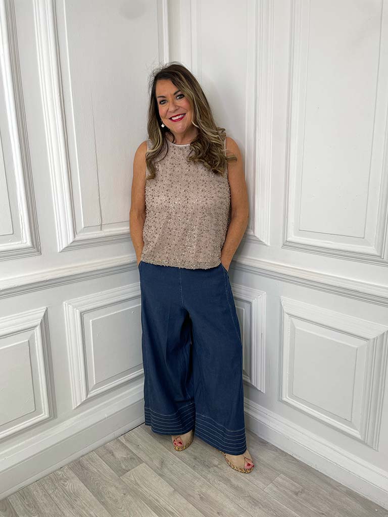 Malissa J Denim Culottes