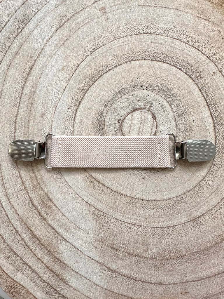 Elasticated Cinch Clip - Stone