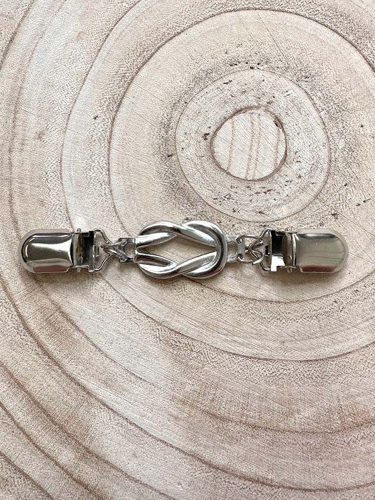 Knot Cinch Clip - Silver