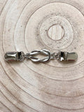 Knot Cinch Clip - Silver