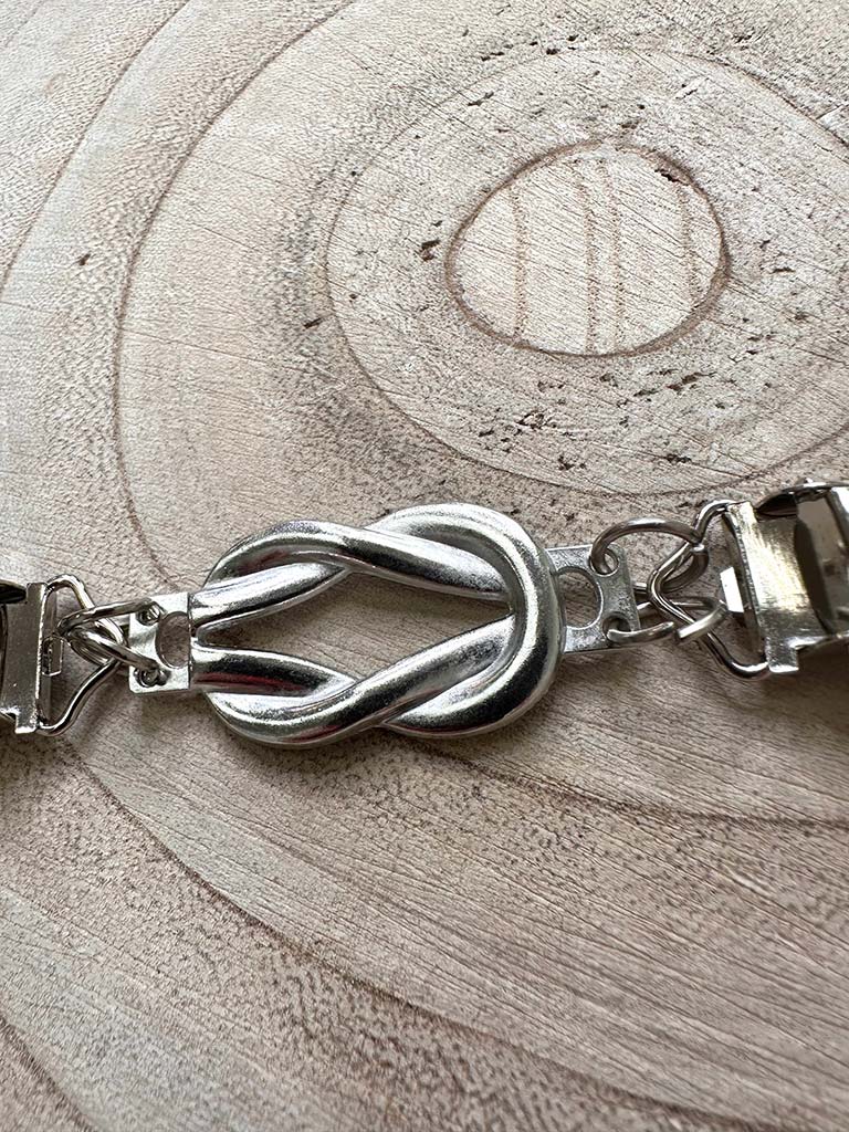 Knot Cinch Clip - Silver