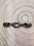 Knot Cinch Clip - Pewter