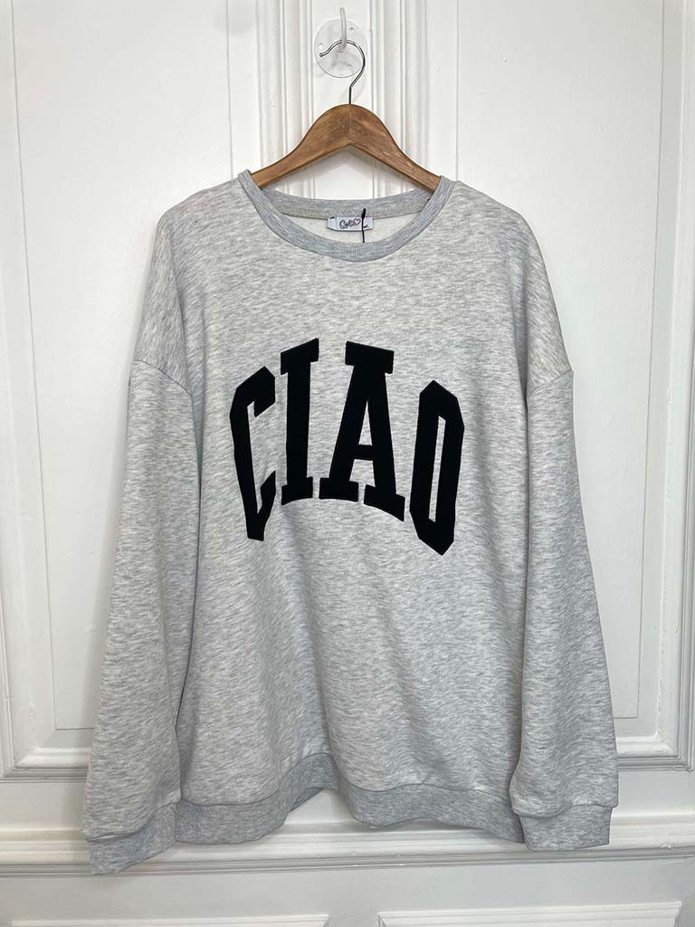 Ciao Sweatshirt - Grey Marl