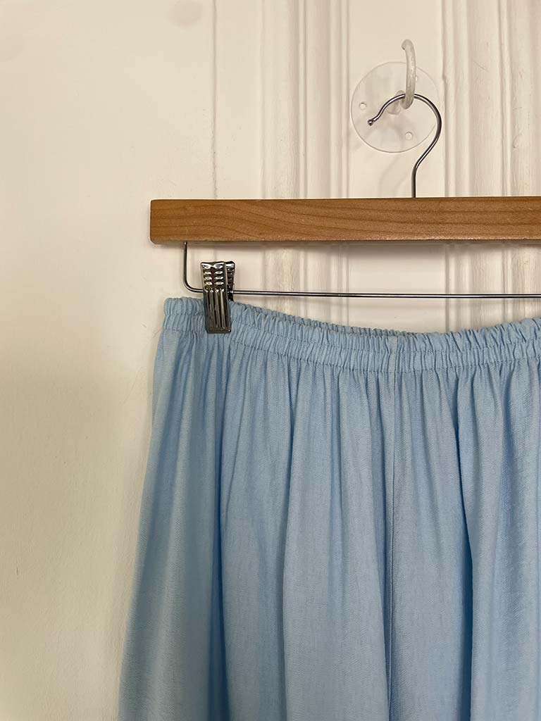 Wide Leg Palazzos - Sky