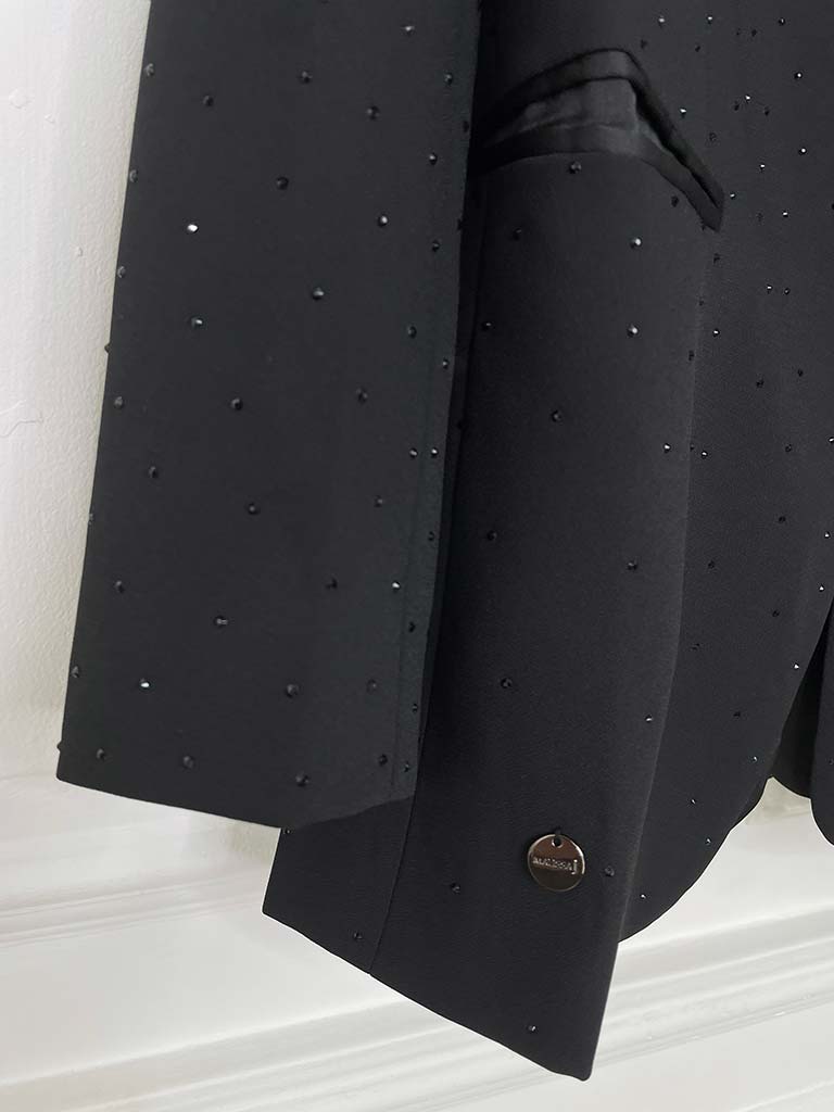 Malissa J Graduated Stud Blazer - Black