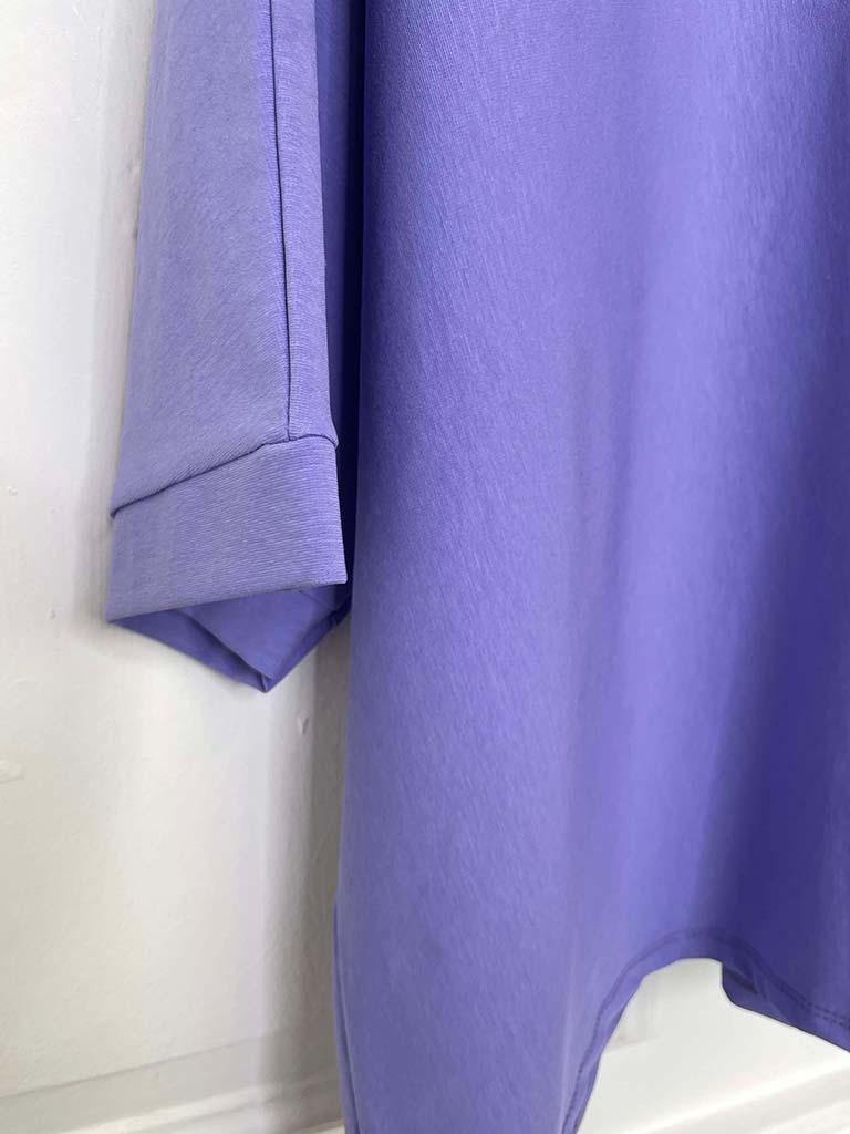 Boxy Scuba Tee - Violet