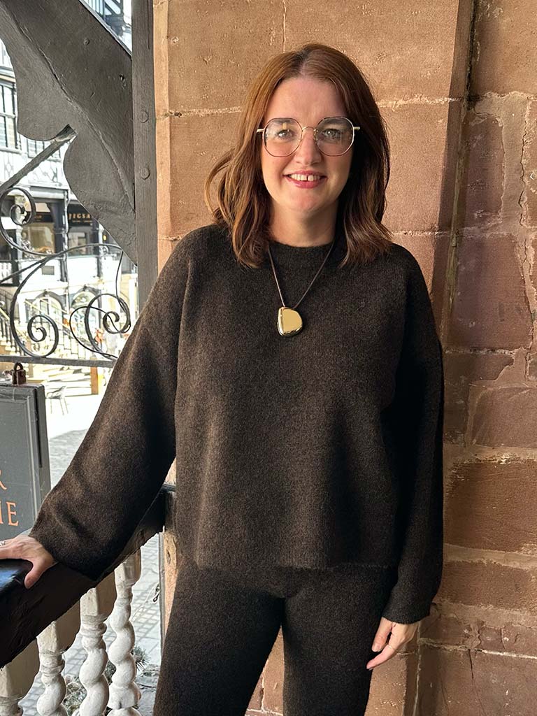 Vero Moda Relaxed Knit - Chocolate