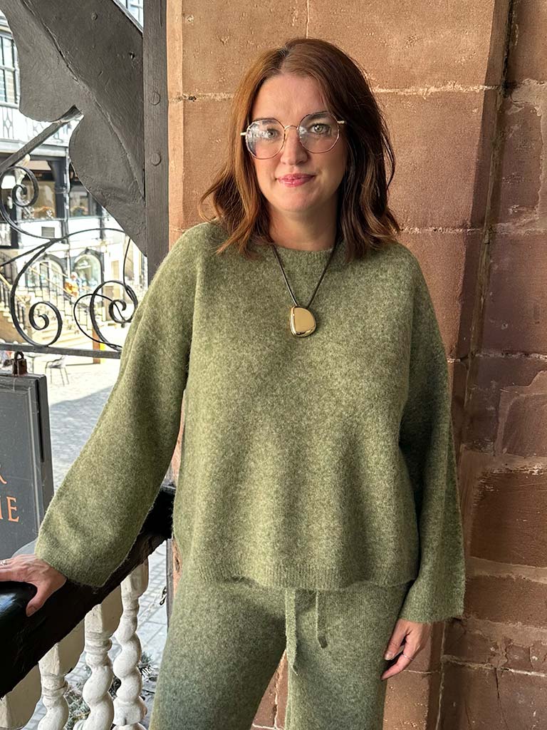 Vero Moda Relaxed Knit - Sage