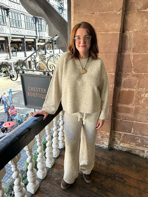 Vero Moda Relaxed Knit - Oatmeal