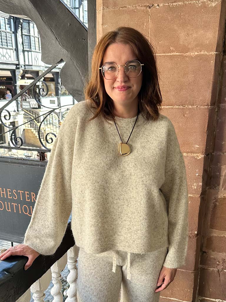 Vero Moda Relaxed Knit - Oatmeal