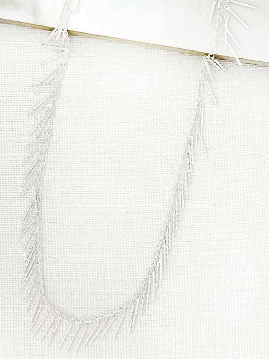 Envy Fringed Necklace - Silver