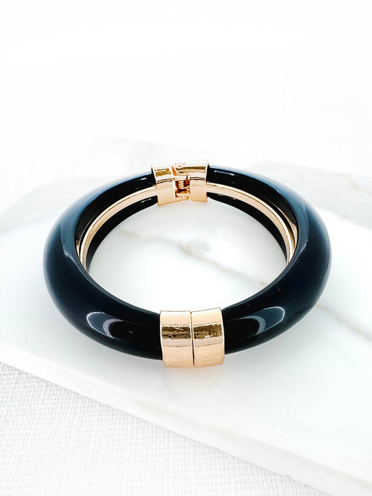 Envy Deco Bangle - Black