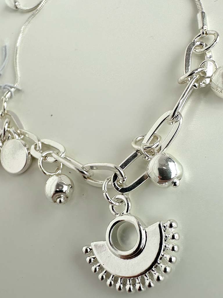 Envy Sunrise Charm Bracelet - Silver