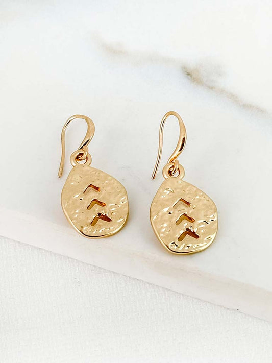 Envy Aztec Earrings - Gold