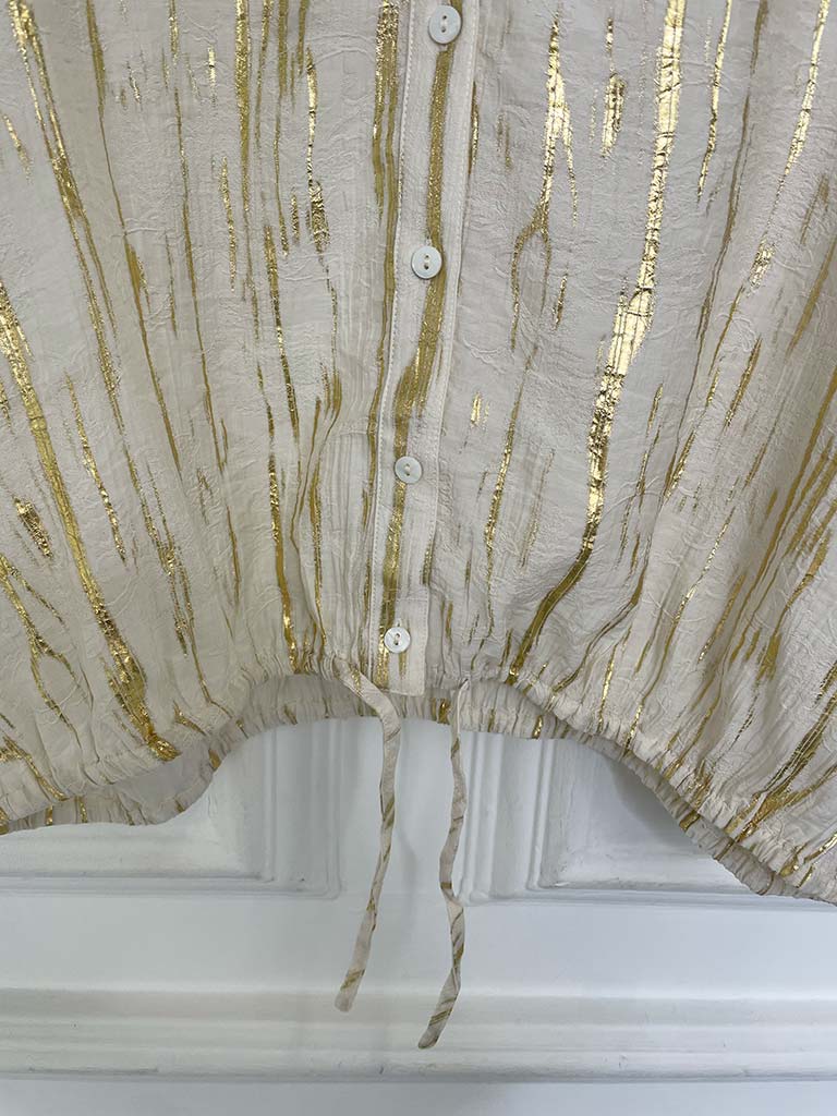 Malissa J Metallic Shimmer Shacket