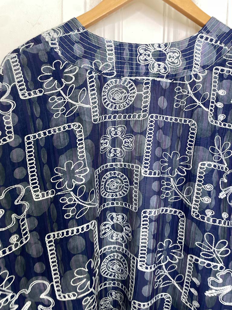 Malissa J Daisy Print Short Kimono