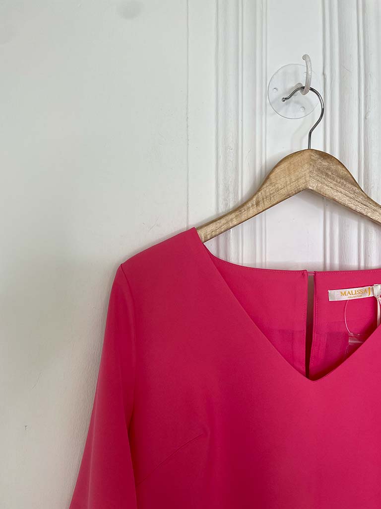 Malissa J Rio Feather Dress - Pink