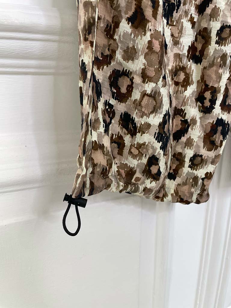 Malissa J Drawstring Trousers - Leopard