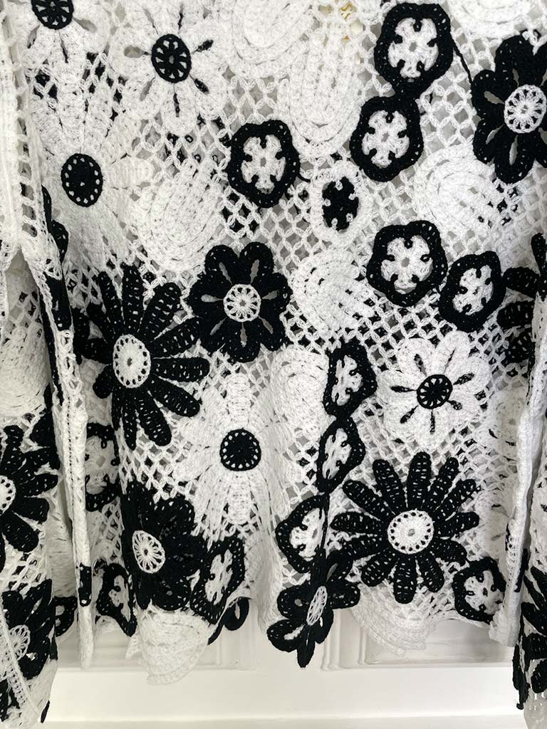 Malissa J Crochet Flower Knit - Mono