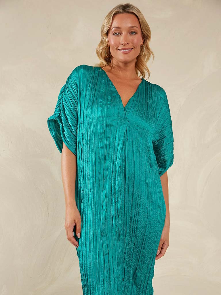 Haven Verona Dress - Aqua