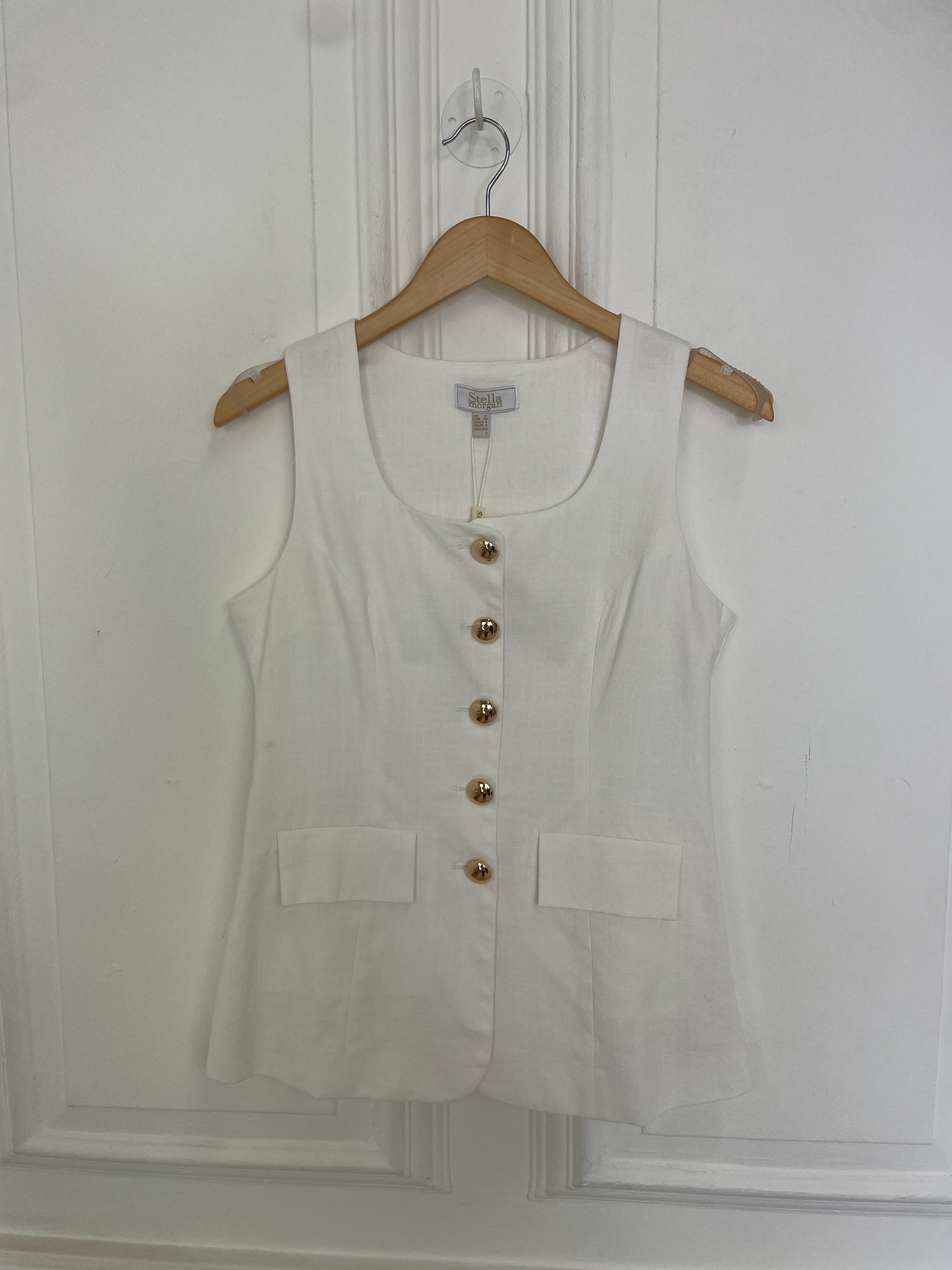 Gold Button Waistcoat