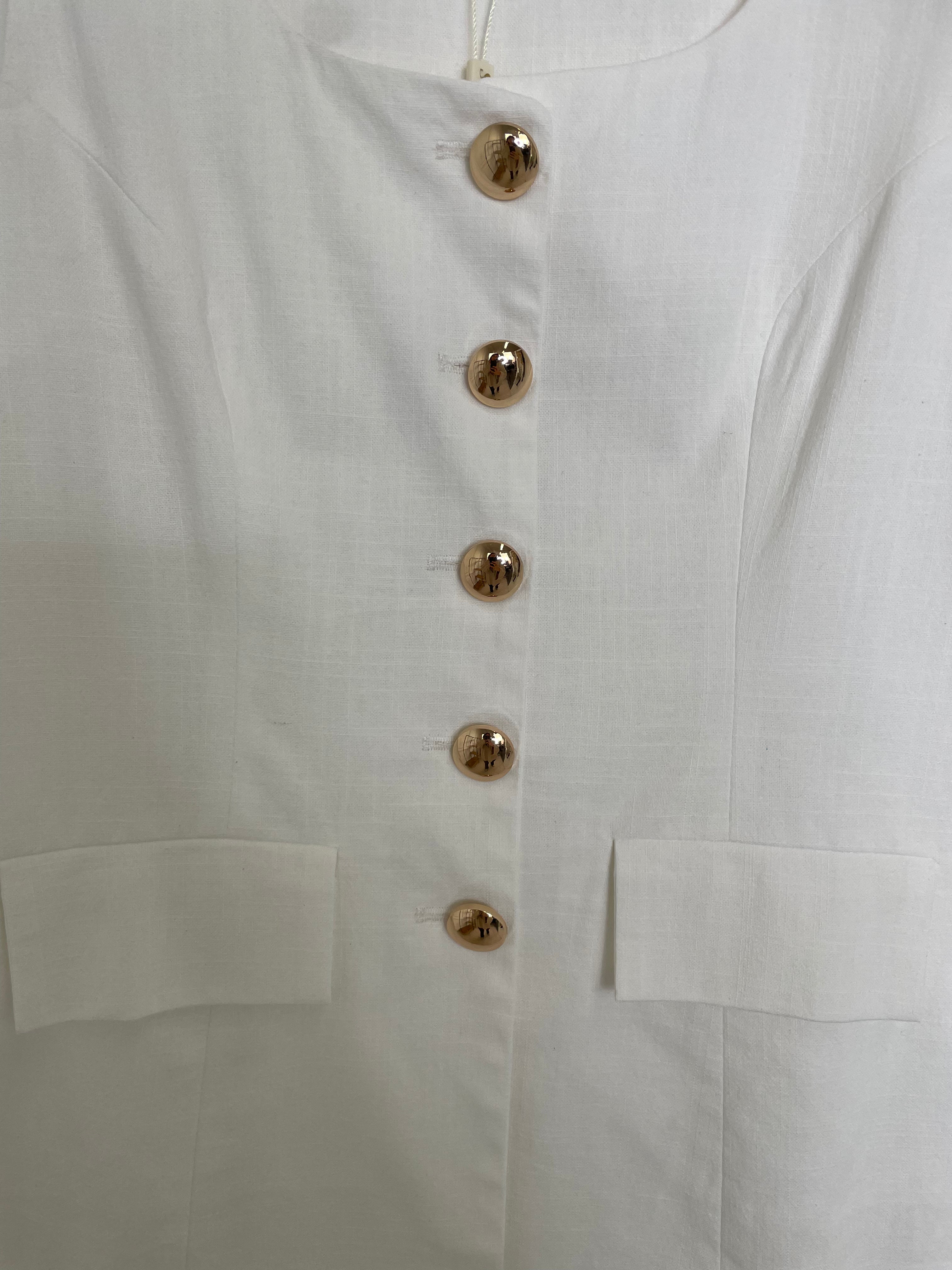 Gold Button Waistcoat