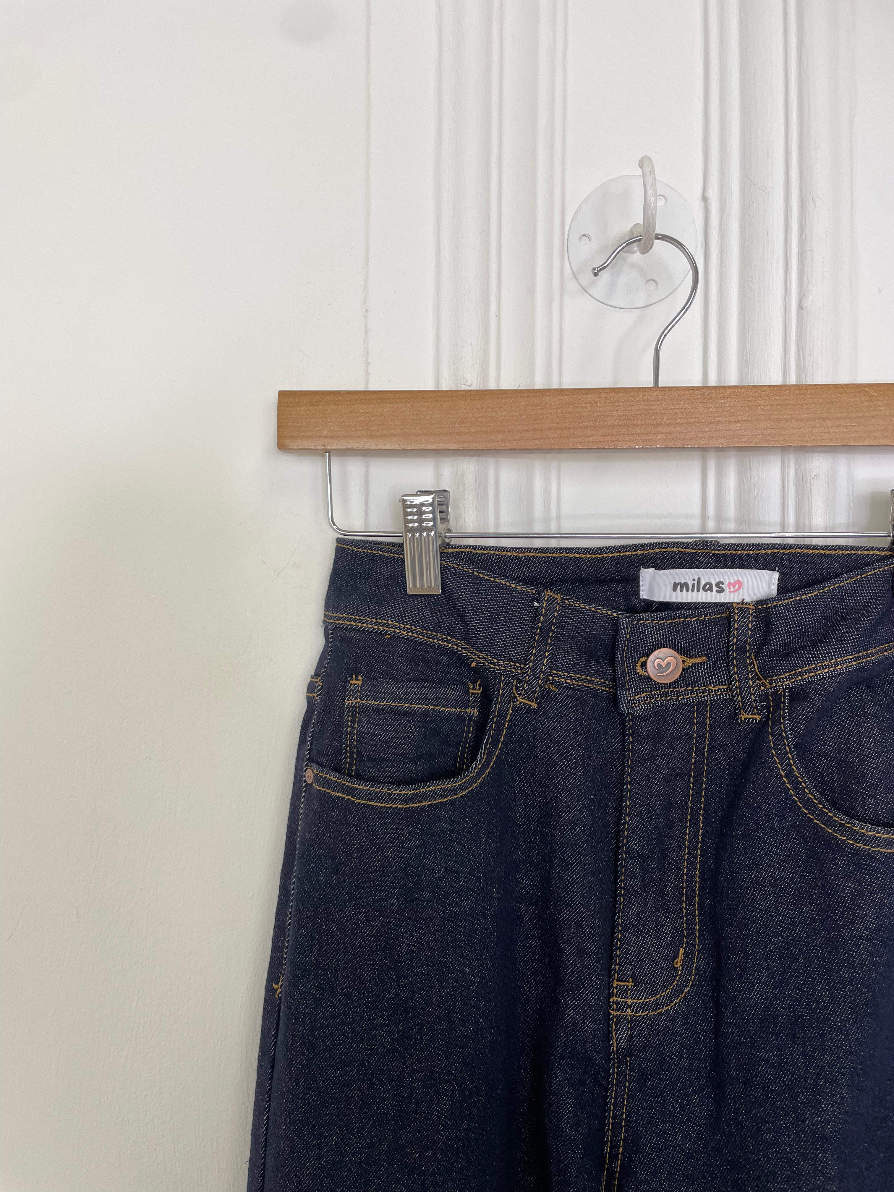 Mila Kick Flare Jeans - Dark Blue