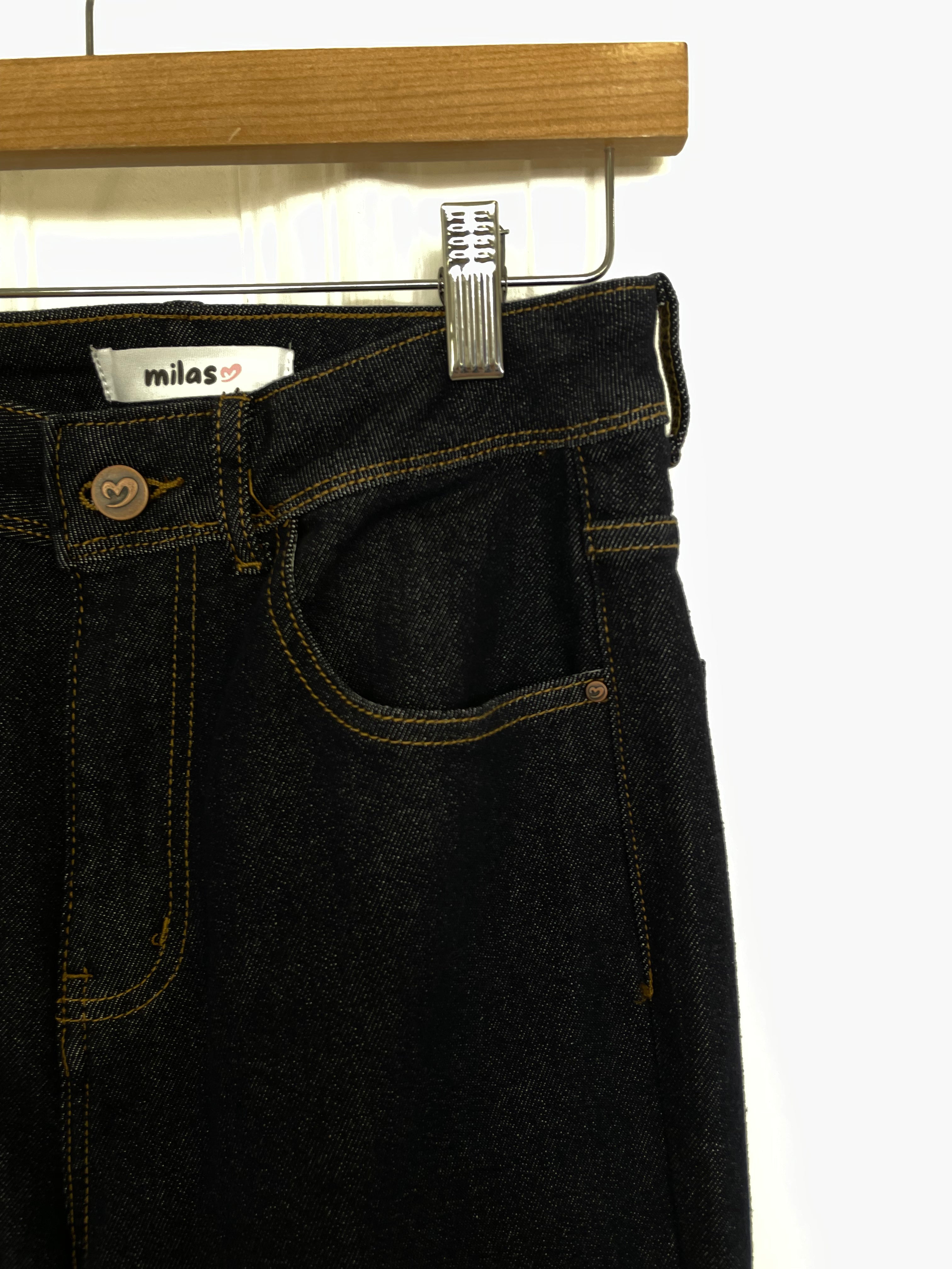 Mila Kick Flare Jeans - Dark Blue