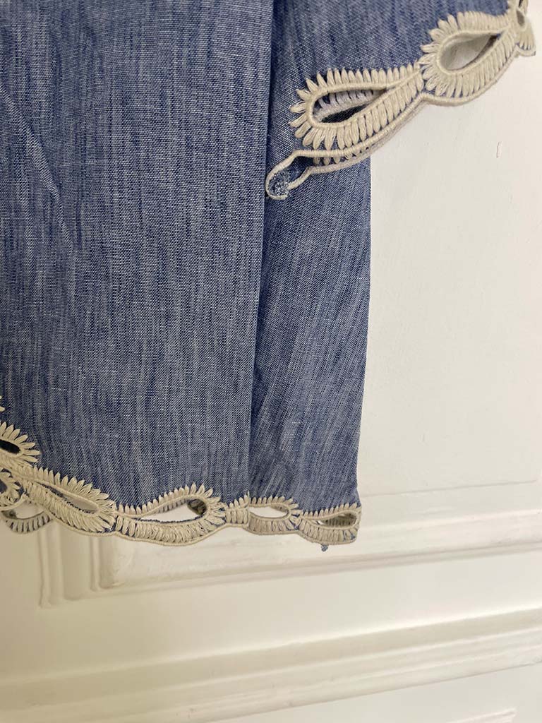 Chambray Embroidered Co-ord