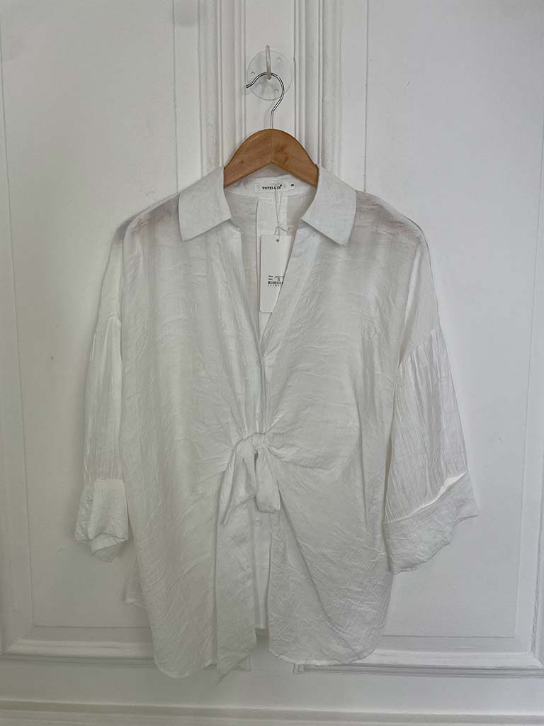 Crepe Tie Front Co-ord