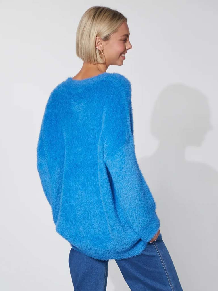 Haven Nord Fluffy Knit - Cornflower