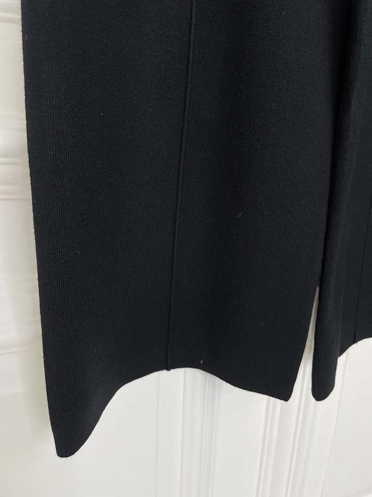 Malissa J Knitted Palazzo Trousers - Black